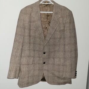 Vintage Pendleton 100% Virgin Wool 2 Button Blazer Jacket Men's Size 44 Long